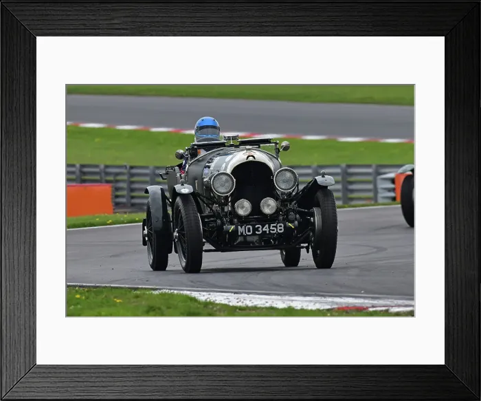 Framed Print : CJ12 7337 Steve Ward, Josh Ward, Bentley 4½ litre Framed Print : CJ12 7337 Steve Ward, Josh Ward, Bentley 4½ litre
