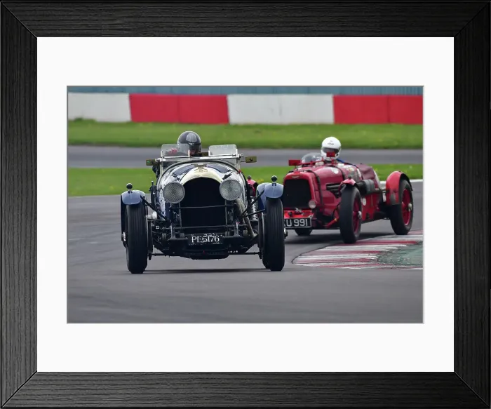 Framed Print : CJ12 7351 Richard Hudson, Bentley 3-4½ litre, Edward Bradley, Aston Martin Ulster Framed Print : CJ12 7351 Richard Hudson, Bentley 3-4½ litre, Edward Bradley, Aston Martin Ulster