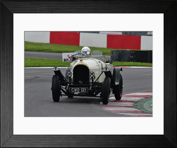 Framed Print : CJ12 7389 Vivian Bush, Bentley 3 litre Framed Print : CJ12 7389 Vivian Bush, Bentley 3 litre