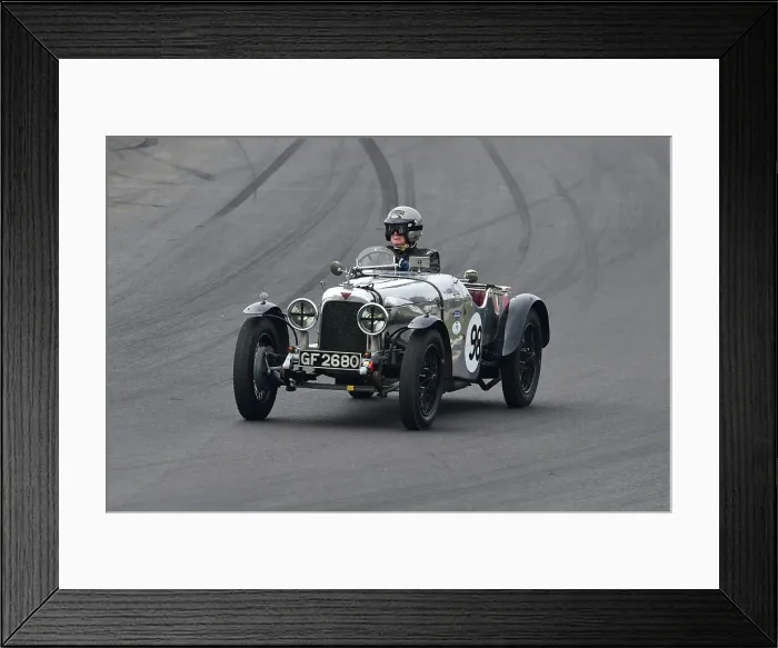 Framed Print : CM34 6177 Kerry Wilson, Sam Morton, Alvis Silver Eagle Framed Print : CM34 6177 Kerry Wilson, Sam Morton, Alvis Silver Eagle