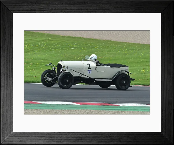Framed Print : CM34 6210 Vivian Bush, Bentley 3 litre Framed Print : CM34 6210 Vivian Bush, Bentley 3 litre