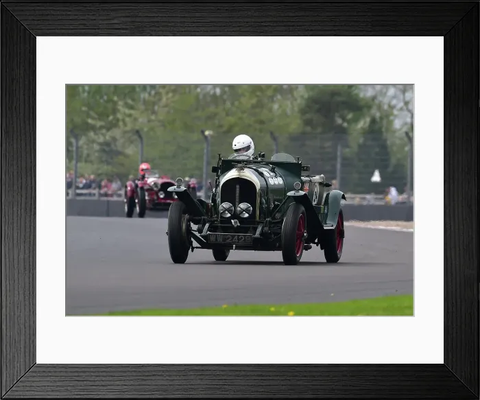 Framed Print : CM34 6244 William Elbourn Snr, William Elbourn Jnr, Bentley 3-4½