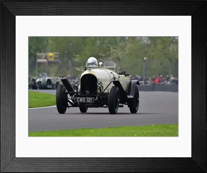 Framed Print : CM34 6250 Vivian Bush, Bentley 3 litre Framed Print : CM34 6250 Vivian Bush, Bentley 3 litre
