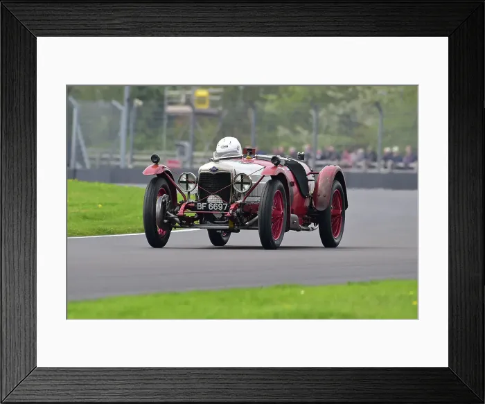 Framed Print : CM34 6259 Nigel Dowding, Riley Brooklands Framed Print : CM34 6259 Nigel Dowding, Riley Brooklands