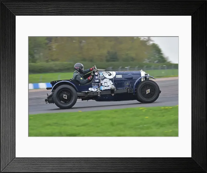 Framed Print : CM34 6831 Richard Hudson, Bentley 3-4½ litre Framed Print : CM34 6831 Richard Hudson, Bentley 3-4½ litre