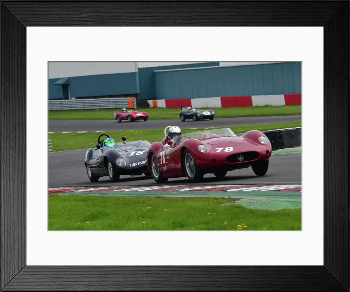 Framed Print : CJ12 7121 Richard Wilson, Maserati 250S Framed Print : CJ12 7121 Richard Wilson, Maserati 250S
