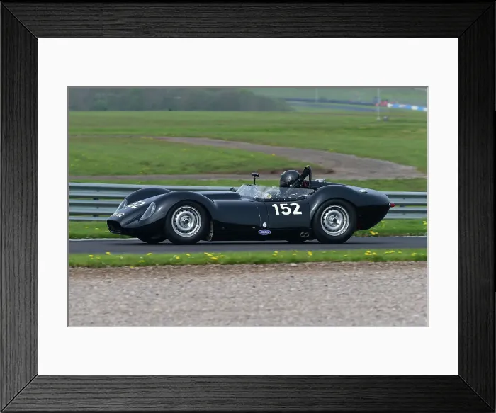 Framed Print : CM34 5877 John Spiers, Ollie Hancock, Lister Jaguar Knobbly Framed Print : CM34 5877 John Spiers, Ollie Hancock, Lister Jaguar Knobbly