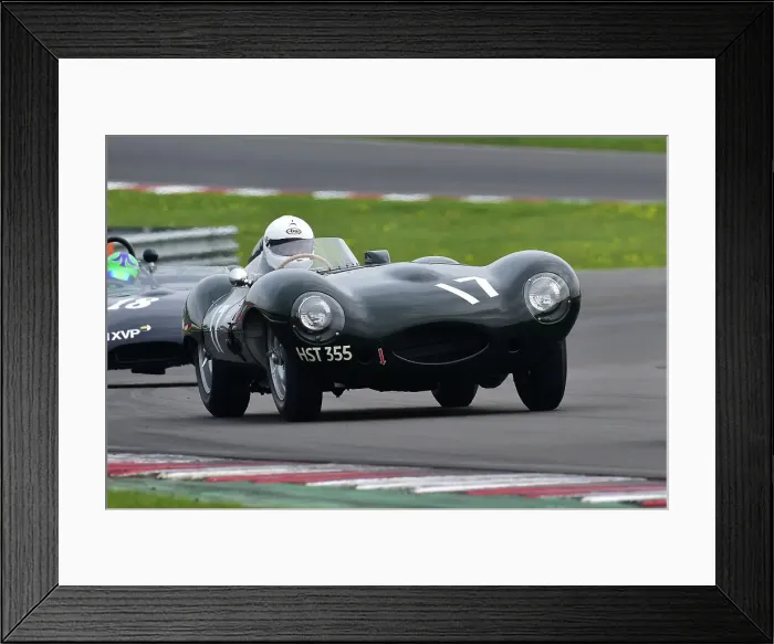 Framed Print : CM34 6598 John Pearson, Gary Pearson, Jaguar D-Type Framed Print : CM34 6598 John Pearson, Gary Pearson, Jaguar D-Type