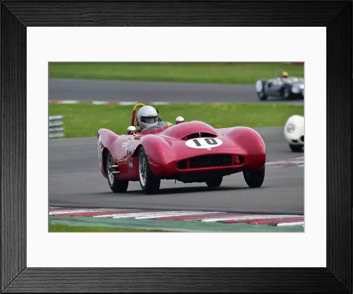 Framed Print : CM34 6603 Malcolm Paul, Rick Bourne, Lotus Mk X Framed Print : CM34 6603 Malcolm Paul, Rick Bourne, Lotus Mk X