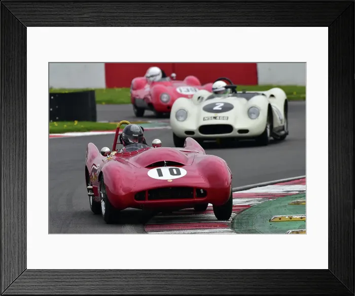Framed Print : CM34 6653 Malcolm Paul, Rick Bourne, Lotus Mk X Framed Print : CM34 6653 Malcolm Paul, Rick Bourne, Lotus Mk X