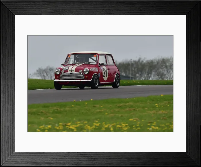 Framed Print : CM34 6347 Richard Colburn, Richard Dorlin, Morris Mini Cooper S Framed Print : CM34 6347 Richard Colburn, Richard Dorlin, Morris Mini Cooper S