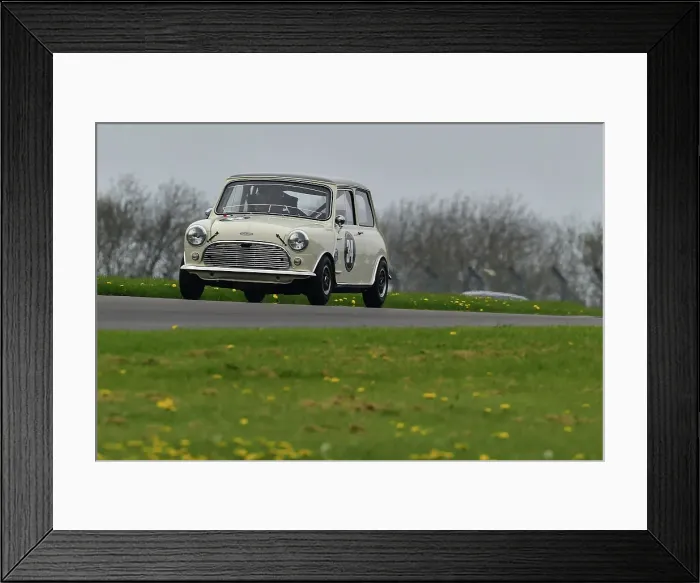 Framed Print : CM34 6398 Tom Bell, Joe Ferguson, Austin Mini Cooper S