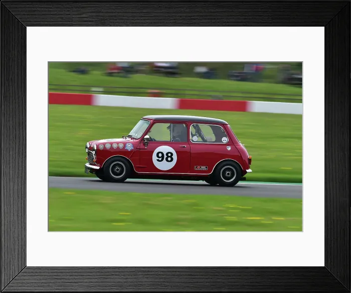 Framed Print : CM34 6410 John Davies, Mike Davies, Austin Mini Cooper S Framed Print : CM34 6410 John Davies, Mike Davies, Austin Mini Cooper S