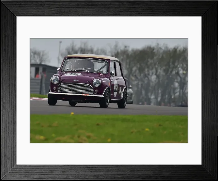 Framed Print : CM34 6432 Jo Polley, Austin Mini Cooper S Framed Print : CM34 6432 Jo Polley, Austin Mini Cooper S