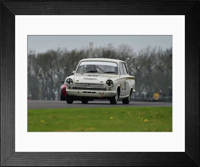 Framed Print : CM34 6441 John Ure, Nick Wigley, Lotus Ford Cortina Mk1 Framed Print : CM34 6441 John Ure, Nick Wigley, Lotus Ford Cortina Mk1