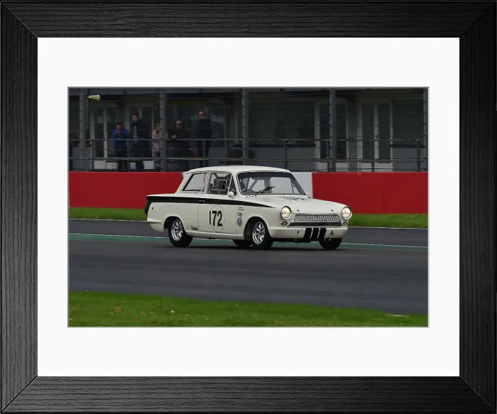 Framed Print : CM34 6926 Jon Wood, James Pickford, Lotus Ford Cortina Mk1 Framed Print : CM34 6926 Jon Wood, James Pickford, Lotus Ford Cortina Mk1
