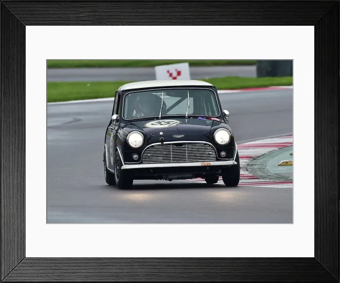 Framed Print : CM34 6956 Jeff Smith, Austin Mini Cooper S Framed Print : CM34 6956 Jeff Smith, Austin Mini Cooper S