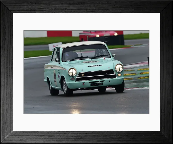 Framed Print : CM34 6958 Paddy Shovlin, J Shovlin, Lotus Ford Cortina Mk1 Framed Print : CM34 6958 Paddy Shovlin, J Shovlin, Lotus Ford Cortina Mk1