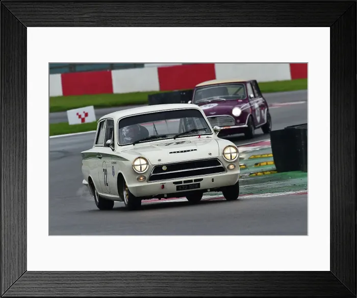 Framed Print : CM34 6969 Roy Alderslade, Lotus Ford Cortina Mk1 Framed Print : CM34 6969 Roy Alderslade, Lotus Ford Cortina Mk1