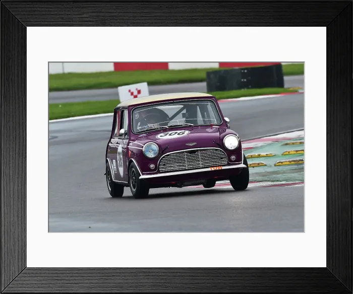 Framed Print : CM34 6970 Jo Polley, Austin Mini Cooper S Framed Print : CM34 6970 Jo Polley, Austin Mini Cooper S