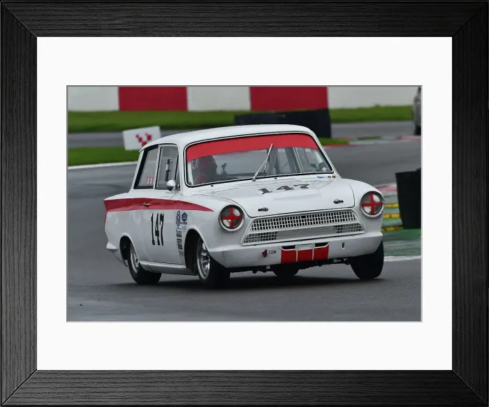 Framed Print : CM34 6975 Neil Brown, Richard Dutton, Lotus Ford Cortina Mk1 Framed Print : CM34 6975 Neil Brown, Richard Dutton, Lotus Ford Cortina Mk1