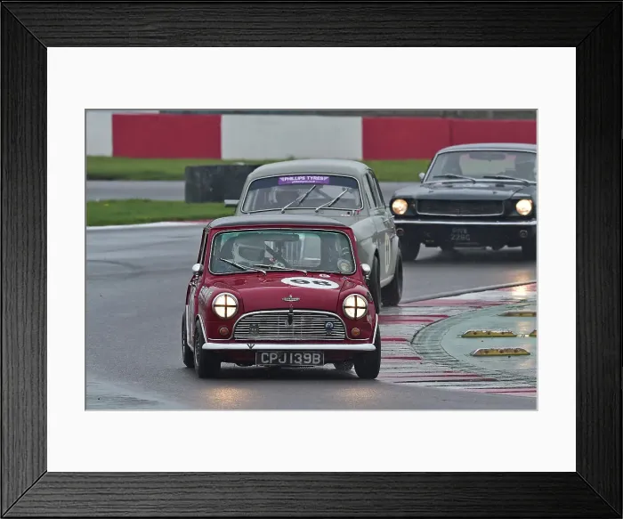 Framed Print : CM34 7055 John Davies, Mike Davies, Austin Mini Cooper S Framed Print : CM34 7055 John Davies, Mike Davies, Austin Mini Cooper S
