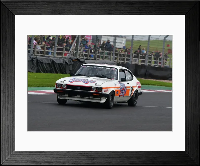 Framed Print : CJ12 7023 James Slaughter, Ford Capri, Frank & Jean Framed Print : CJ12 7023 James Slaughter, Ford Capri, Frank & Jean