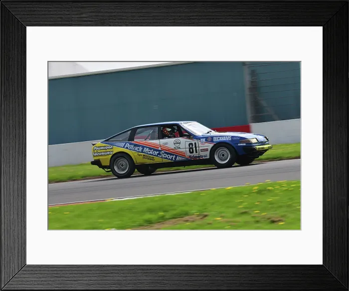 Framed Print : CJ12 7033 Mike Whitaker Snr, Rover SD1 Framed Print : CJ12 7033 Mike Whitaker Snr, Rover SD1