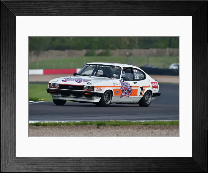 Framed Print : CM34 5804 James Slaughter, Ford Capri, Frank & Jean Framed Print : CM34 5804 James Slaughter, Ford Capri, Frank & Jean