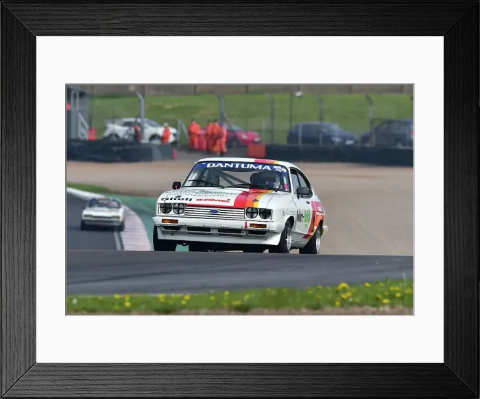 Framed Print : CM34 5823 Simon Drabble, Alex Drabble, Ford Capri 3 litre S Framed Print : CM34 5823 Simon Drabble, Alex Drabble, Ford Capri 3 litre S