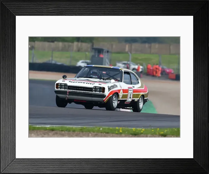 Framed Print : CM34 5826 John Spiers, Ollie Hancock, Ford Capri Hermetite Framed Print : CM34 5826 John Spiers, Ollie Hancock, Ford Capri Hermetite