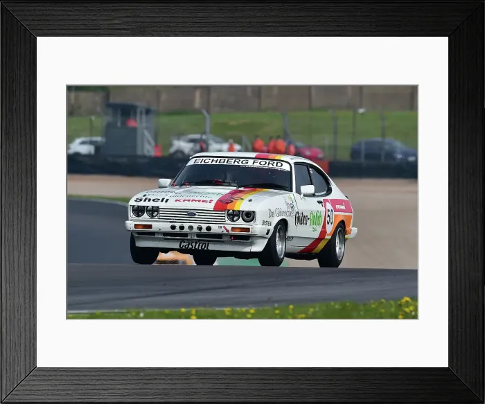 Framed Print : CM34 5828 Mark Thomas, Ford Capri 3 litre S Framed Print : CM34 5828 Mark Thomas, Ford Capri 3 litre S