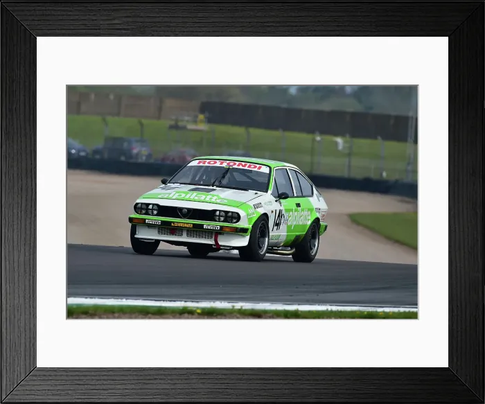 Framed Print : CM34 5861 Paul Clayson, Chris Snowdon, Alfa Romeo GTV6