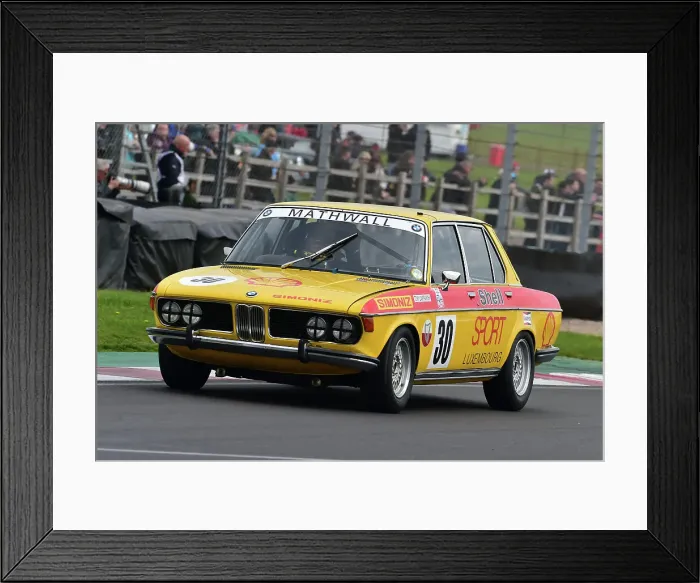 Framed Print : CM34 6512 Ben Colburn, BMW 3 litre Si Framed Print : CM34 6512 Ben Colburn, BMW 3 litre Si