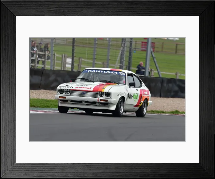 Framed Print : CM34 6515 Simon Drabble, Alex Drabble, Ford Capri 3 litre S Framed Print : CM34 6515 Simon Drabble, Alex Drabble, Ford Capri 3 litre S