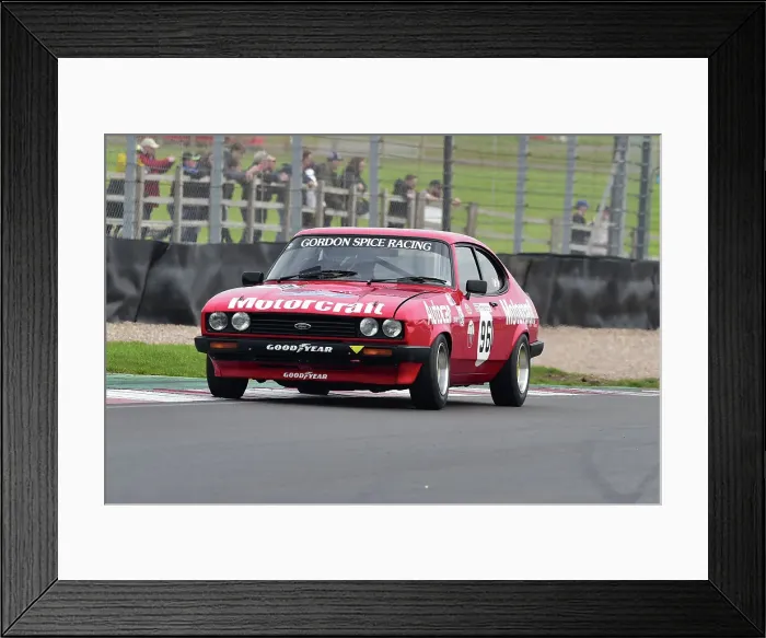 Framed Print : CM34 6565 Neil Merry, Ford Capri 3 litre S Framed Print : CM34 6565 Neil Merry, Ford Capri 3 litre S