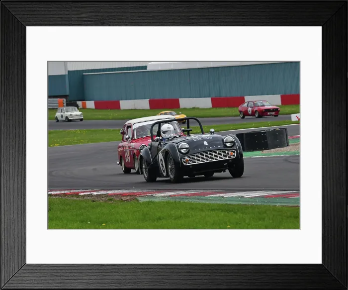 Framed Print : CJ12 7217 Geoff Turral, Triumph TR3A Framed Print : CJ12 7217 Geoff Turral, Triumph TR3A