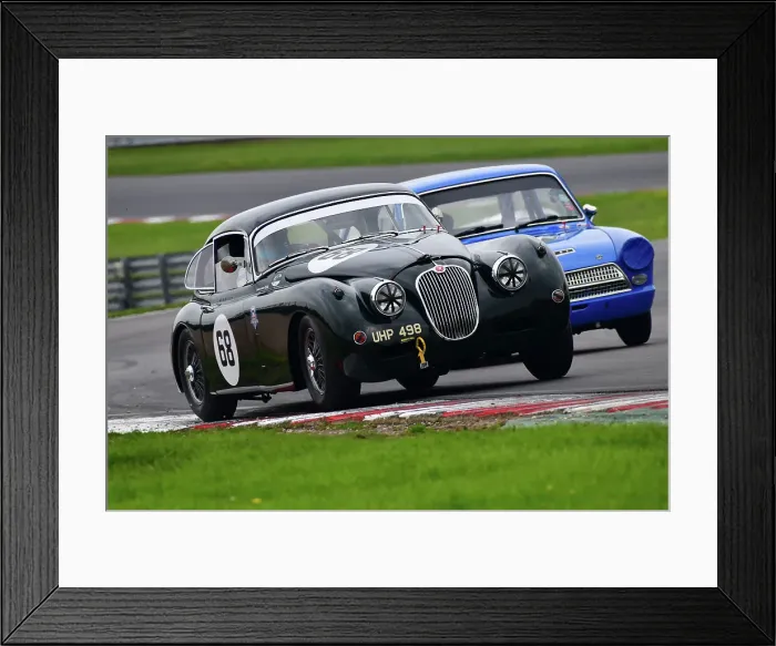 Framed Print : CJ12 7248 Marc Gordon, Jaguar XK150S FHC