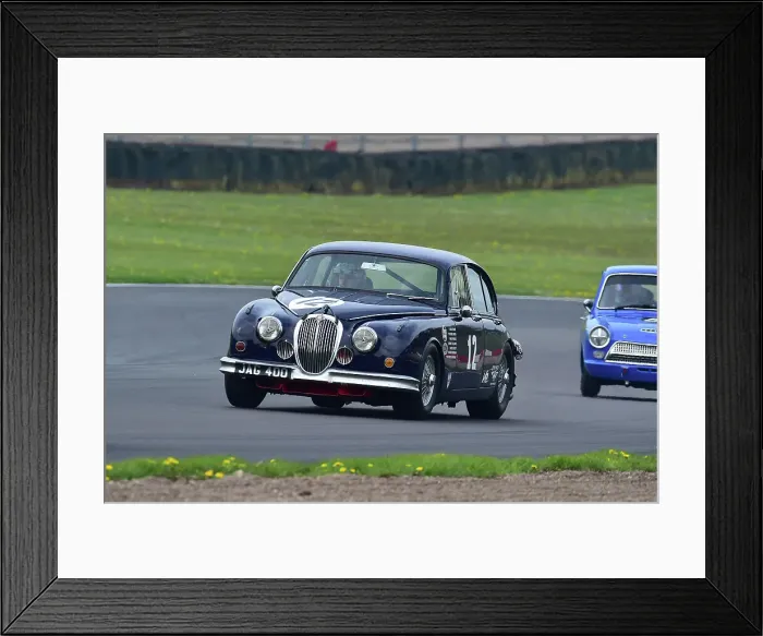 Framed Print : CM34 5958 Grant Williams, Jaguar Mk2