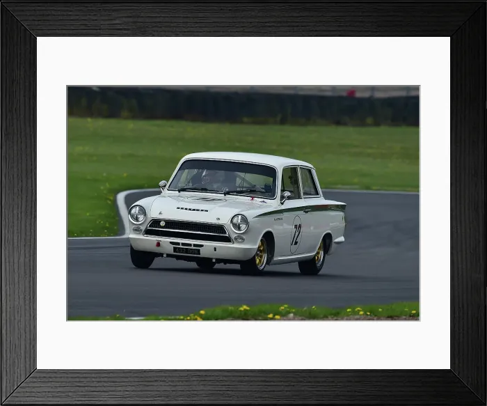 Framed Print : CM34 5960 Roy Alderslade, Lotus Ford Cortina Mk1 Framed Print : CM34 5960 Roy Alderslade, Lotus Ford Cortina Mk1