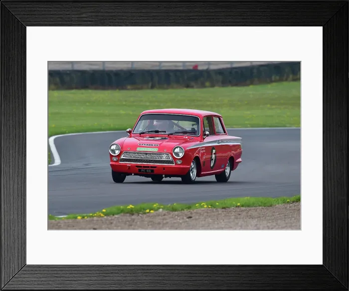 Framed Print : CM34 5962 Pete Chambers, Lotus Ford Cortina Mk1 Framed Print : CM34 5962 Pete Chambers, Lotus Ford Cortina Mk1