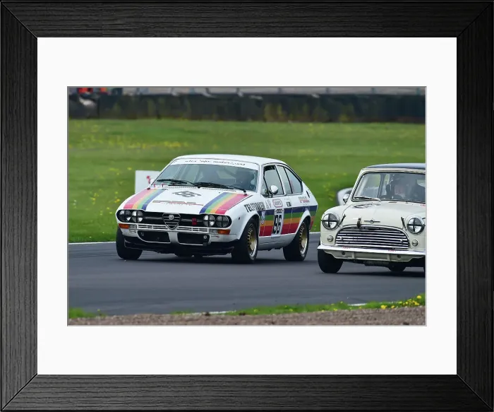 Framed Print : CM34 5974 Jonny Horsfield, Alfa Romeo Alfetta GTV, Jim Ayling, Morris Mini Cooper S Framed Print : CM34 5974 Jonny Horsfield, Alfa Romeo Alfetta GTV, Jim Ayling, Morris Mini Cooper S