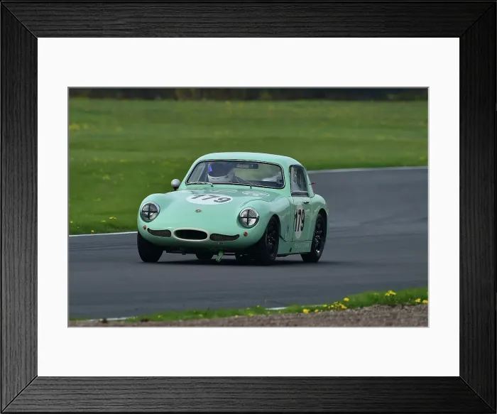 Framed Print : CM34 5986 Samuel Ashby, Austin Healey Speedwell Sprite