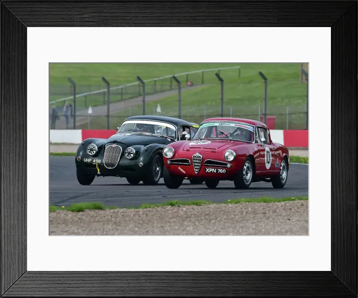 Framed Print : CM34 6124 Marc Gordon, Jaguar XK150S FHC, Ciprian Nistorica, Alfa Romeo Giulia Spider Framed Print : CM34 6124 Marc Gordon, Jaguar XK150S FHC, Ciprian Nistorica, Alfa Romeo Giulia Spider