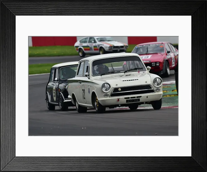 Framed Print : CM34 6724 Roy Alderslade, Lotus Ford Cortina Mk1 Framed Print : CM34 6724 Roy Alderslade, Lotus Ford Cortina Mk1