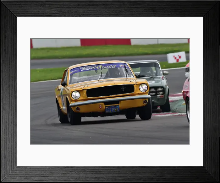 Framed Print : CM34 6744 Peter Hallford, Ford Mustang