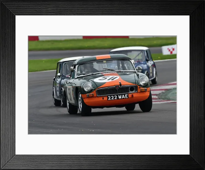 Framed Print : CM34 6753 Richard Locke, MGB Roadster