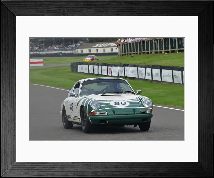Framed Print : CJ13 1005 Steve Osborne, Chris Ward, Porsche 911