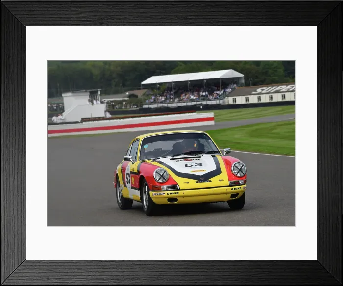 Framed Print : CJ13 1036 Johnny Mowlem, Christian Coll Englund, Porsche 911