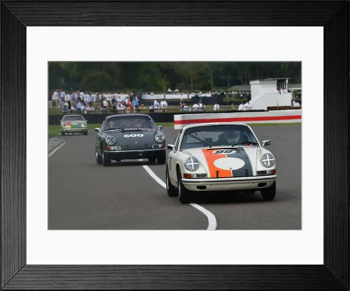 Framed Print : CJ13 1044 James Thorpe, Phil Quaife, Porsche 911